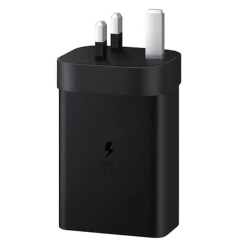 Samsung 65w Power Adapter Trio Super Fast Charger with 65w, 25w, 15w with Type-C To Type-C Cable
