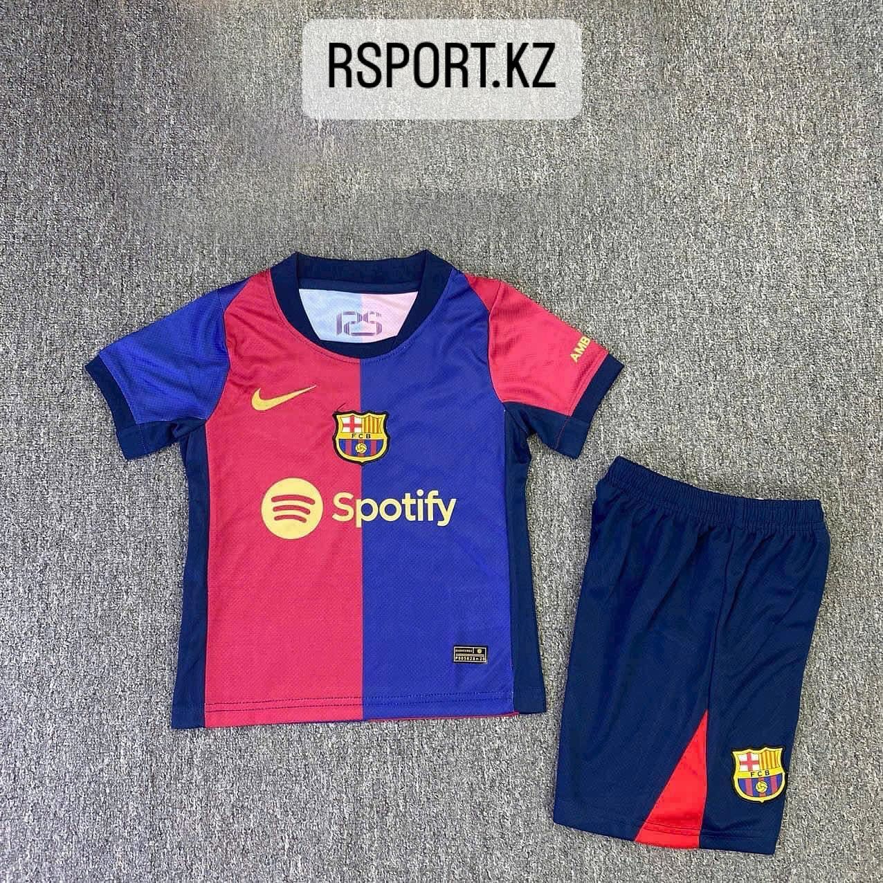Kids Barcelona Home Kit 24/25 Authentic  Football Jersey