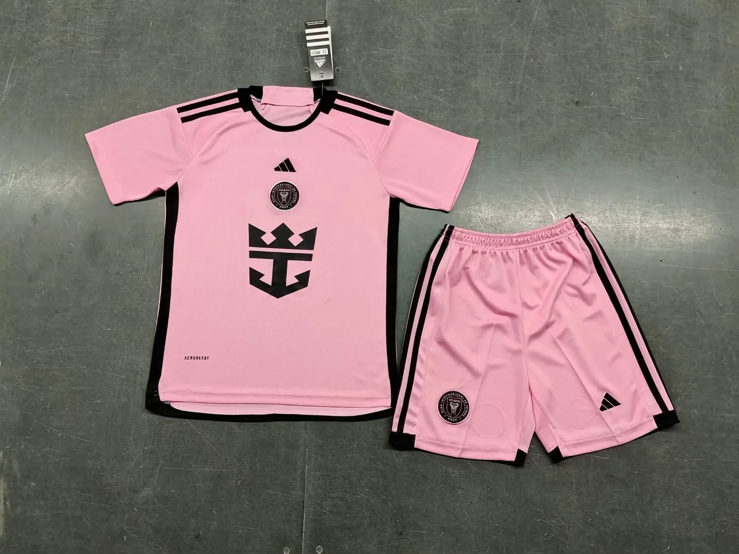 Kids Inter Miami Home Kit 24/25 Kids Authentic  Football Jersey Messi