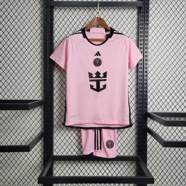 Kids Inter Miami Home Kit 24/25 Kids Authentic  Football Jersey Messi