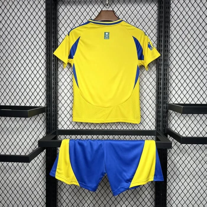 Kids Al-Nassr New Home Jersey 24/25 Authentic Football Kit Ronaldo jersey