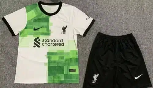 SUPER SUPER SALE!!!! Liverpool Away Kit Kids Full Set jersey Plus Shorts Authentic Jersey