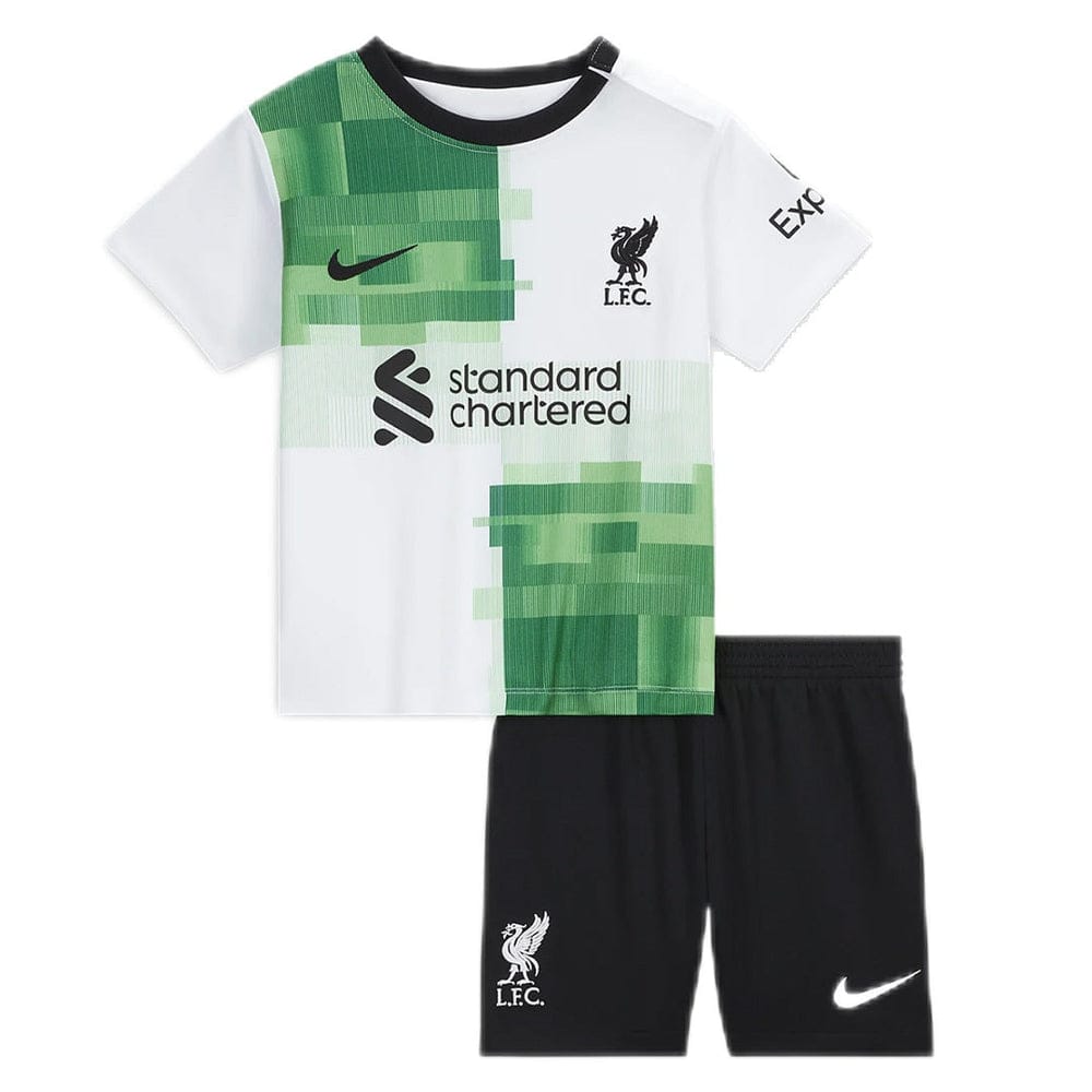 SUPER SUPER SALE!!!! Liverpool Away Kit Kids Full Set jersey Plus Shorts Authentic Jersey