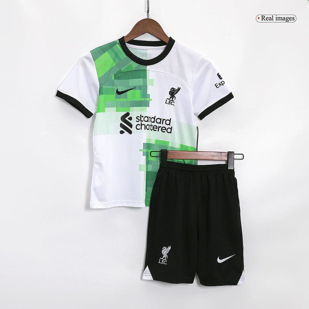 SUPER SUPER SALE!!!! Liverpool Away Kit Kids Full Set jersey Plus Shorts Authentic Jersey