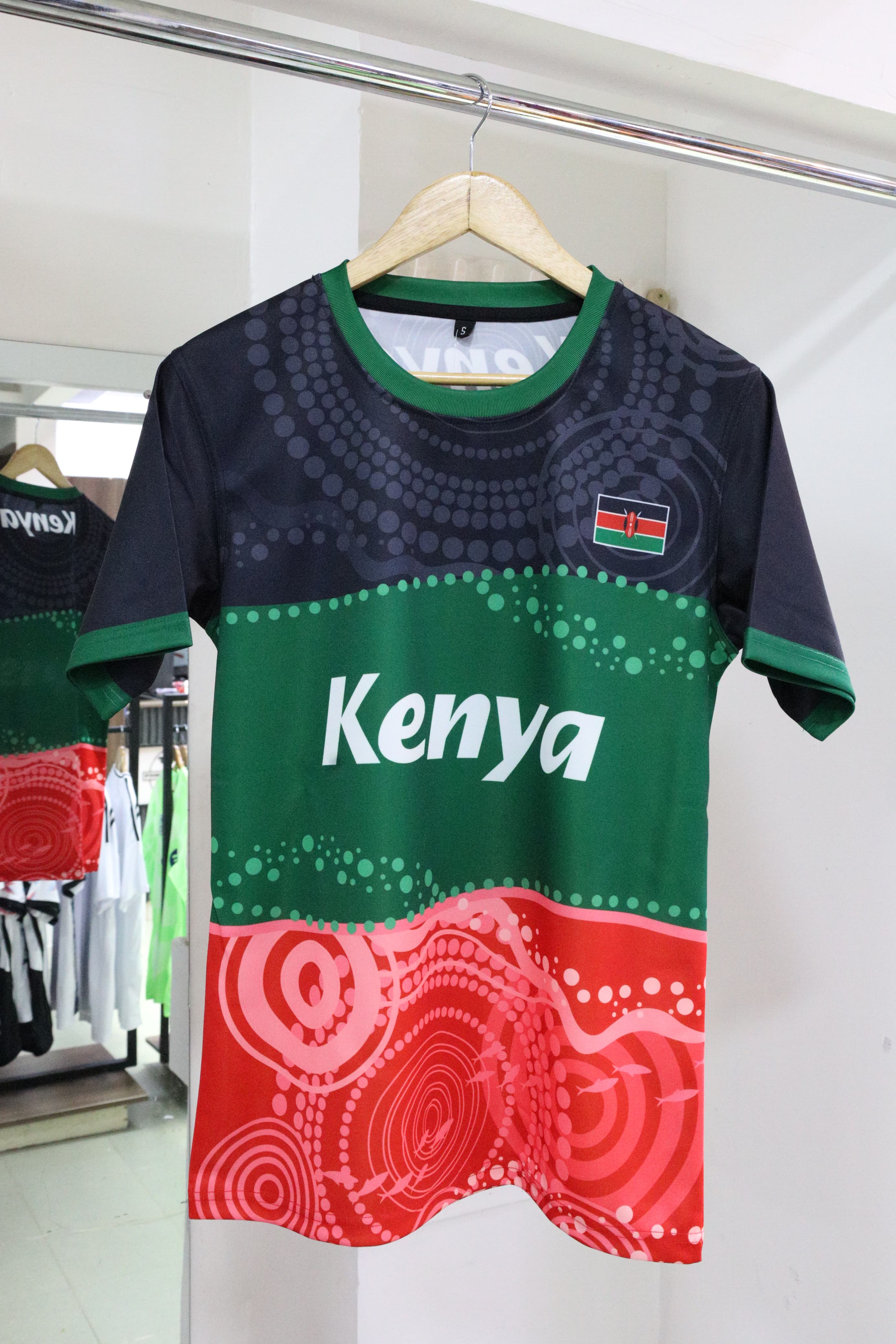 Kenya Rugby Kit Authentic  Jersey High durable Material