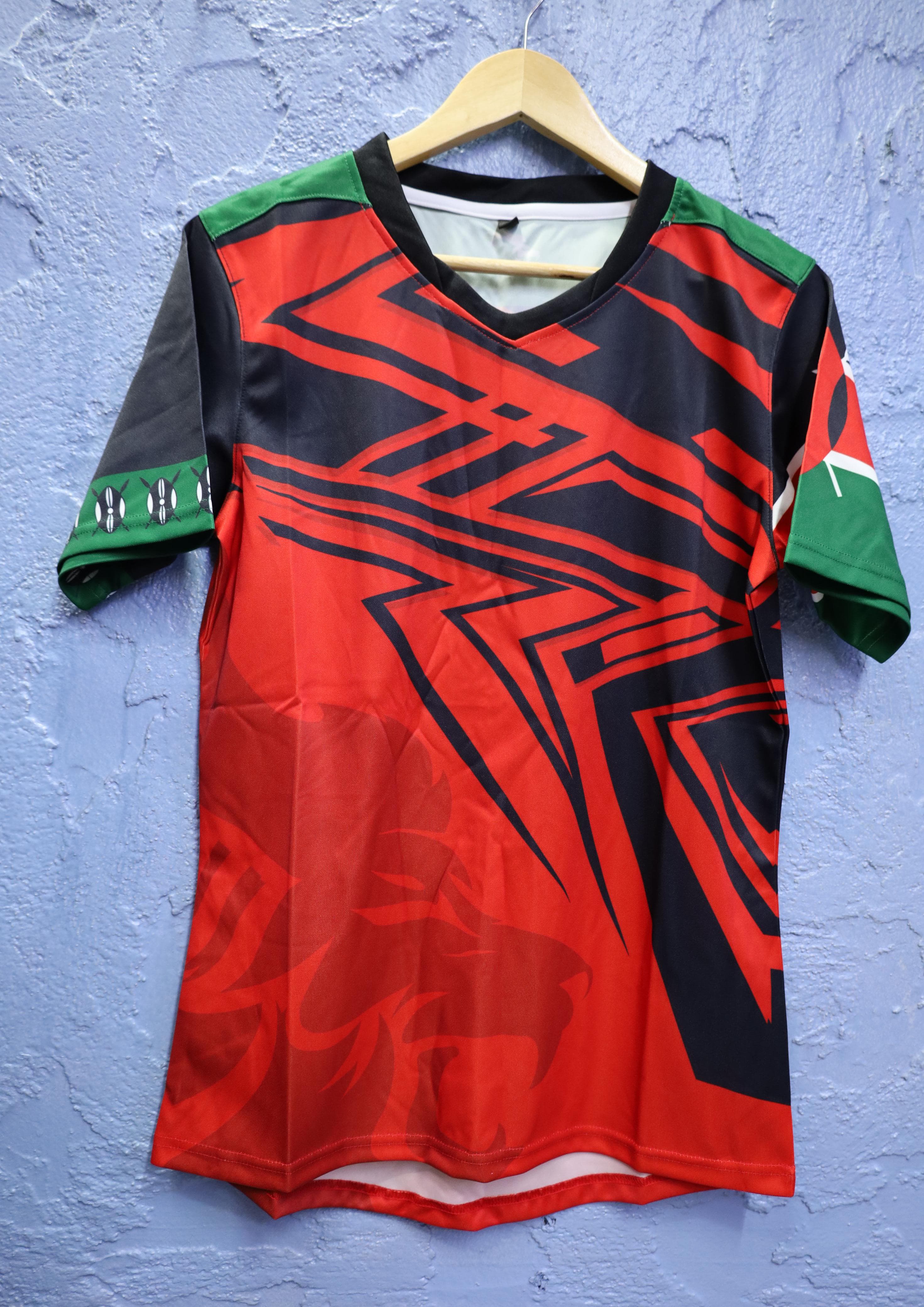 Kenya Rugby Kit Authentic Jersey High durable Material