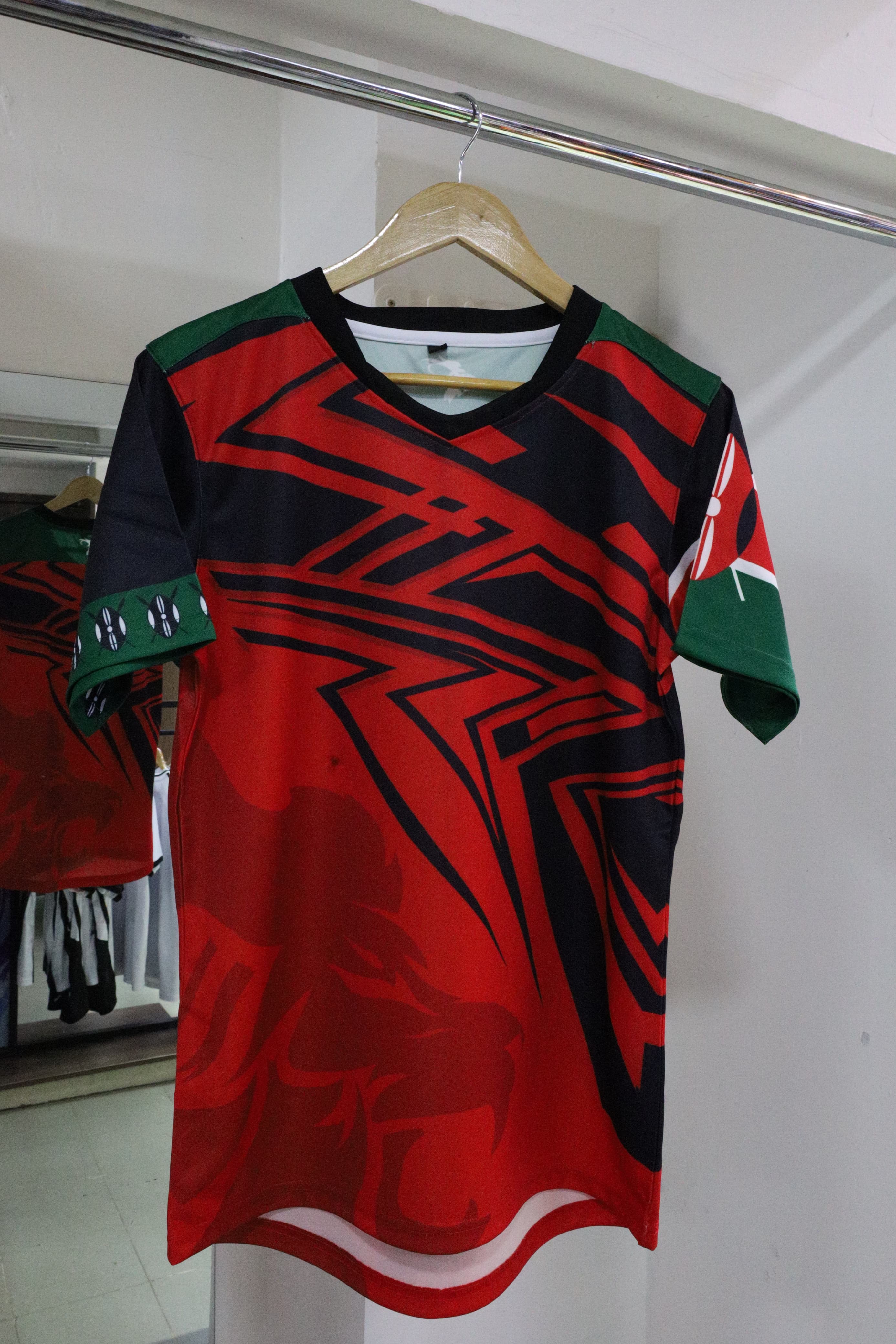 Kenya Rugby Kit Authentic Jersey High durable Material