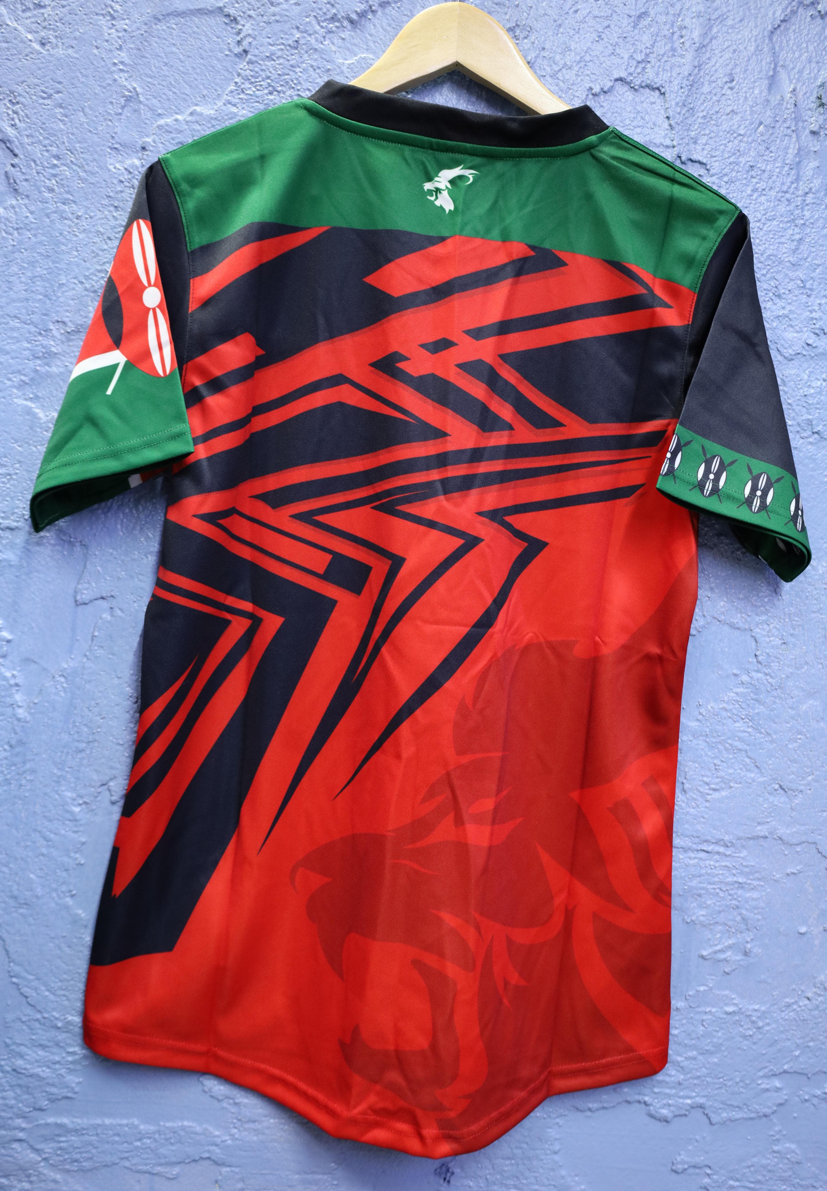 Kenya Rugby Kit Authentic Jersey High durable Material