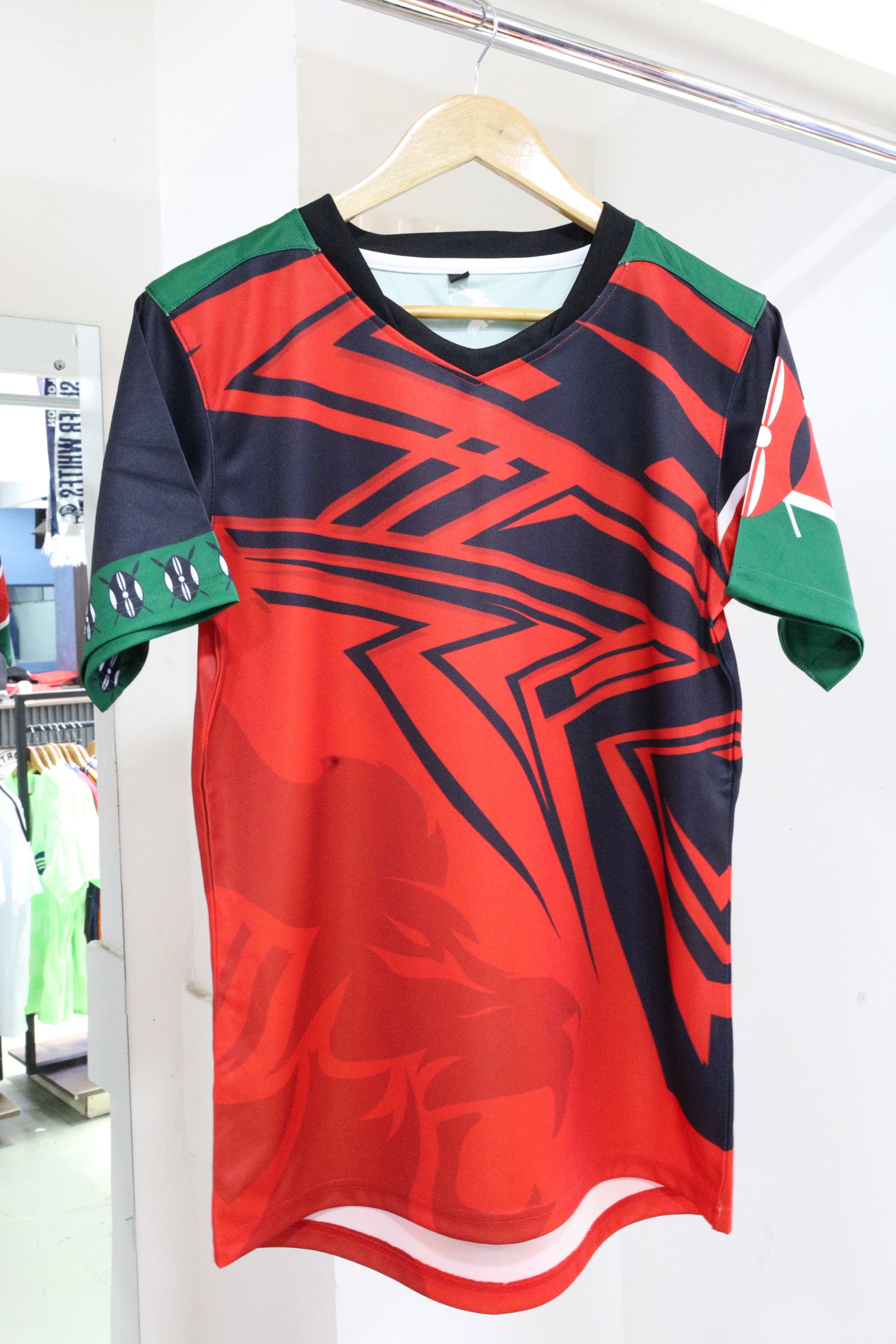 Kenya Rugby Kit Authentic Jersey High durable Material