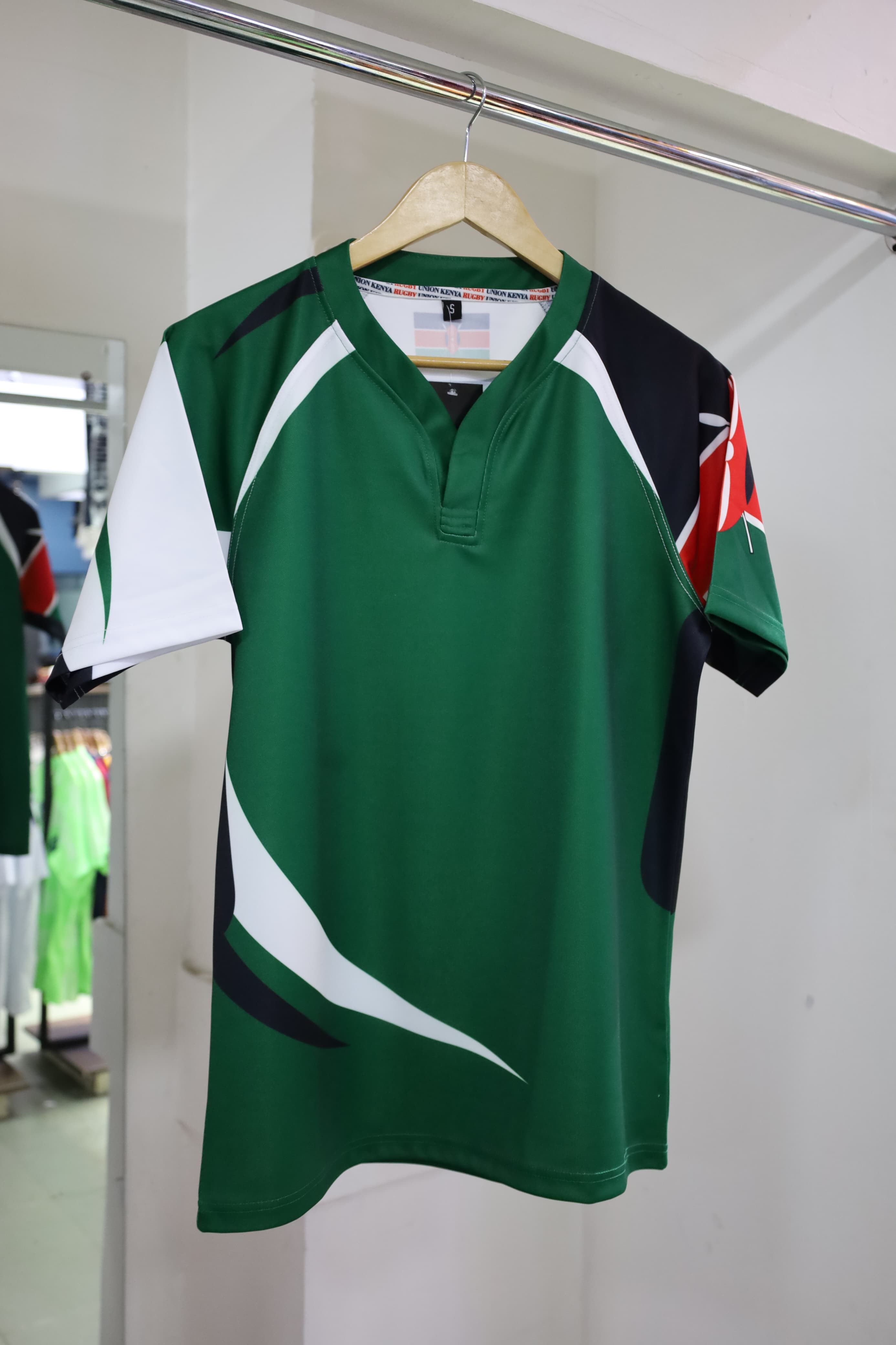 Kenya Rugby Kit Authentic Jersey High durable Material