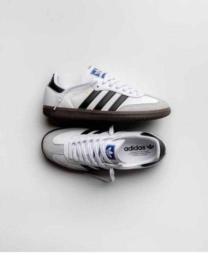 Adidas Samba pure leather Comfortable High Quality Unisex Breathable Sneakers Shoes