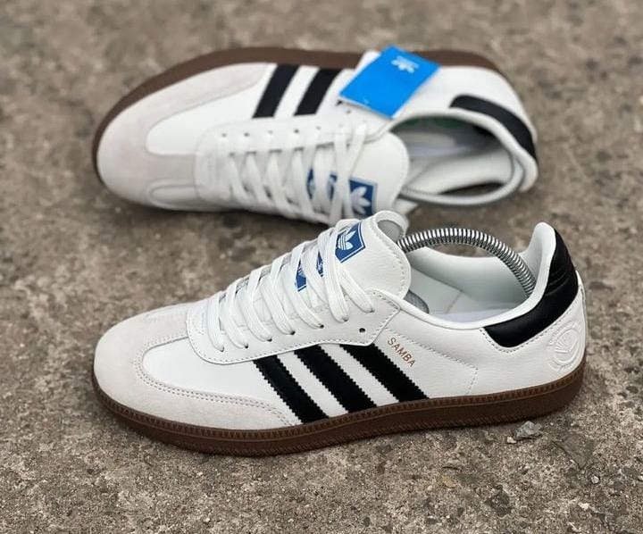 Adidas Samba pure leather Comfortable High Quality Unisex Breathable Sneakers Shoes