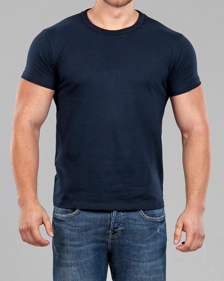 Plain Blue T-Shirt Cotton High Density Material Unisex tshirt