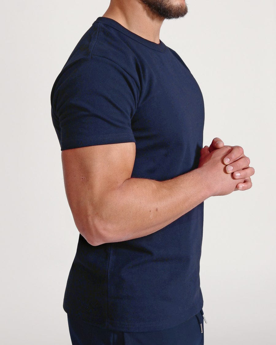 Plain Blue T-Shirt Cotton High Density Material Unisex tshirt