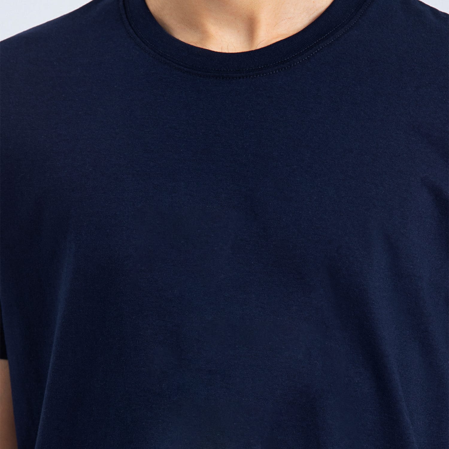 Plain Blue T-Shirt Cotton High Density Material Unisex tshirt