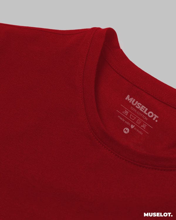 Plain Red tshirt Unisex High Quality Cotton tshirts