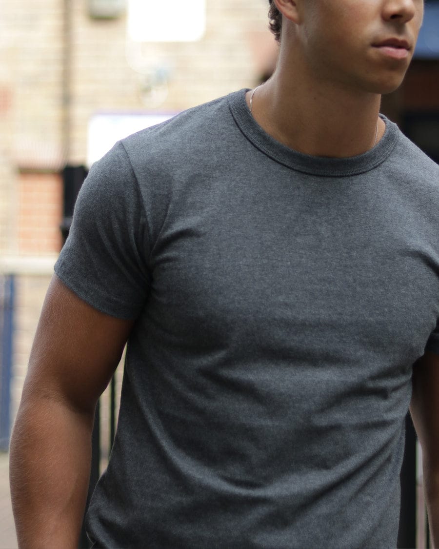 Plain Grey tshirt High Quality Unisex Cotton Gray tshirt