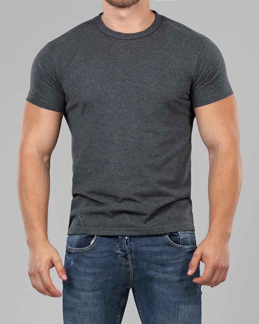 Plain Grey tshirt High Quality Unisex Cotton Gray tshirt