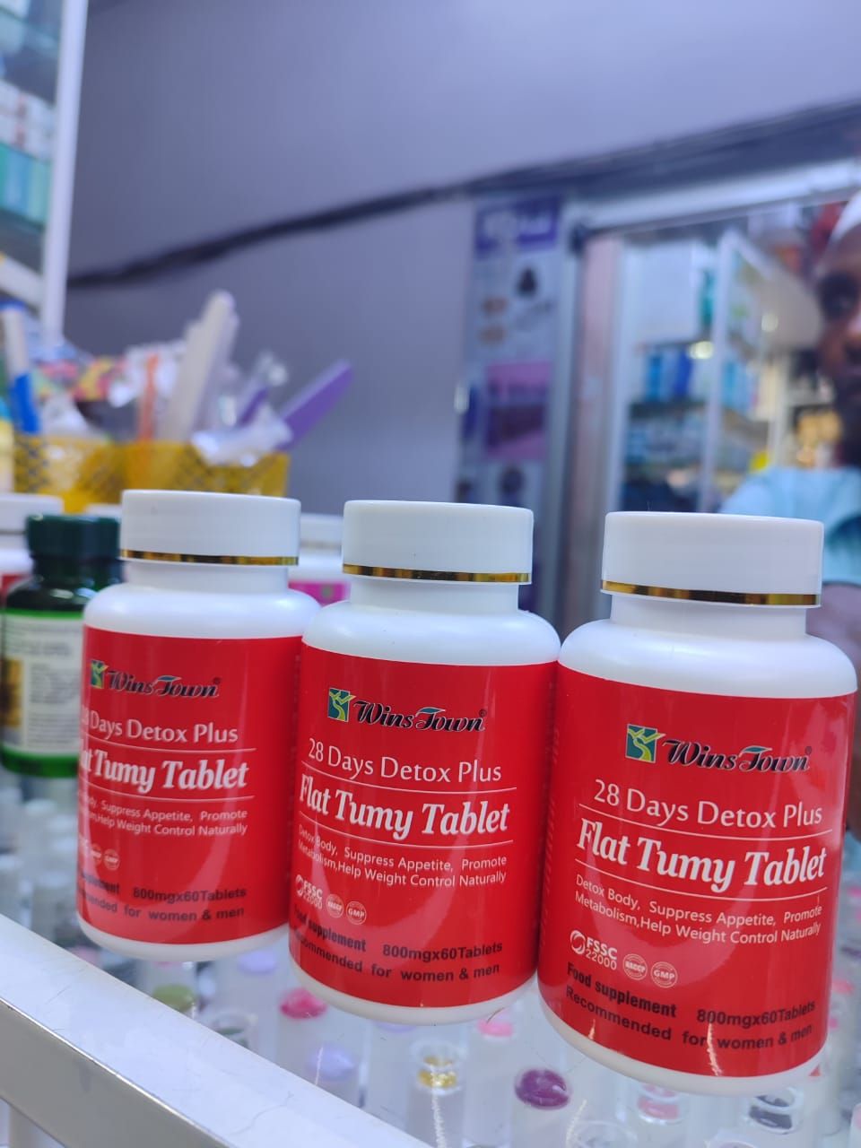 28 Day Detox Plus Flat Tummy Tablet Fat Burner Energy Pill 800mg*60 Tablets