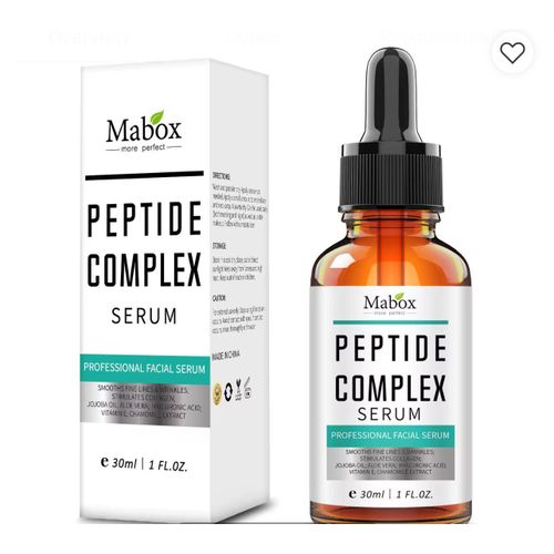 Mabox Peptide Complex Serum 30ml Reduce Fine Lines And Wrinkles, Aging Care, Firm Skin, Fragrance Free, Korean Skincare  Peptide Complex Face Serum, Peptide Anti Wrinkle Serum, Peptide Serum