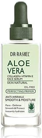 DR RASHEL Aloe Vera AloeVera Collagen Vitamin E Face Serum - 50 Ml to promote metabolism, open up the skin dirty channel uniform color, Deeply hydrates and soothes the skin, anti-aging, pore - defense