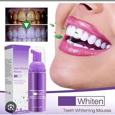 Lanthome White Foam Teeth Whitening Mousse ,Promotes optimal oral hygiene, whitening Mousse for effective teeth cleaning power for yellow teeth and stain removal, Unleash the brilliance of your smile.
