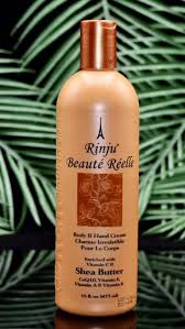 Rinju Beauté Réelle Body & Hand Cream enriched with Shea Butter Cream,CoQ10, Vitamin E, A & K for Women & Men.