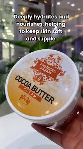 American Dream Cocoa Butter Original Body Cream 500ml ultra moisturizing with vitamin E and aloe perfect for all skin types