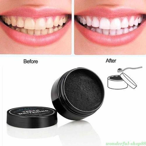 Pure Natural Teeth Whitening Charcoal Powder Natural Coconut Shell's Charcoal powder & toothpaste - 60ml