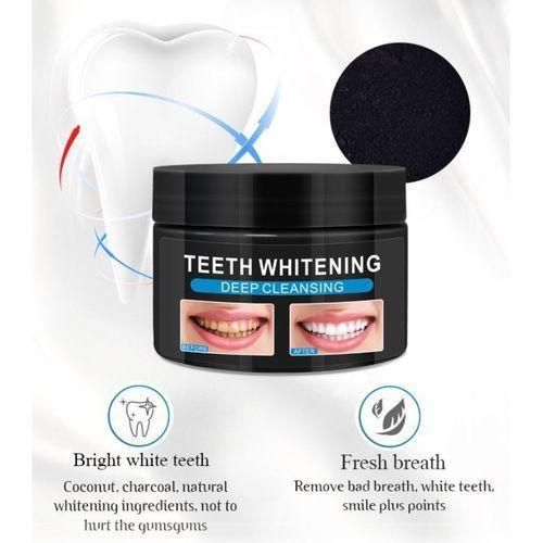 Pure Natural Teeth Whitening Charcoal Powder Natural Coconut Shell's Charcoal powder & toothpaste - 60ml