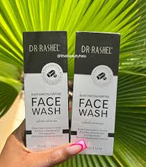 Dr. Rashel Black Charcoal Purifying Face Wash for a healthy-looking skin, pure and clear.