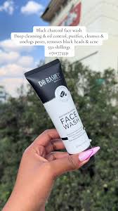 Dr. Rashel Black Charcoal Purifying Face Wash for a healthy-looking skin, pure and clear.