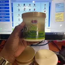 AFRICAN PRIDE Olive Miracle Leave In Conditioner with Extra Virgin Olive oil for the ultimate in silky smooth deep conditioned hair and a moisture rich healthy scalp.