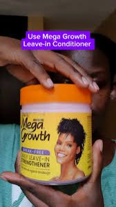 Mega Growth Deep Strengthening ORIGINAL Hair Treatment – Anti-Breakage, Repair & Strengthening Mask for Weak, Damaged, or Thinning Hair Moisture-Rich Formula for Natural, Relaxed & Braided Hair – 250g