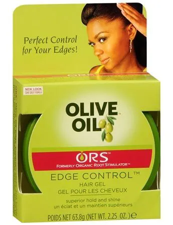 Ors Oil Edge Control Hair Gel Strong Hold No Flaking Made with pure shea butter and formulated without harsh ingredients, restores your real, authentic beauty.