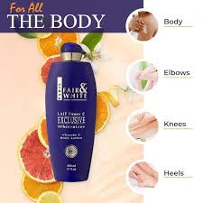 Fair & White (NEW ORIGINAL) Exclusive Body Lotion with Pure Vitamin C - Radiant Skin - 500ml / 17 formulated to even out skin tone and revitalize dull tired-looking skin.