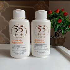 55H+ Lotion Harmonie Reparateur Multi-Vitamin Lotion16.8 Oz / 500 Ml with its unique blend of Carrot Oil and a range of multivitamins, this lotion helps to remove dark spots, hyperpigmentation