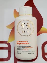 55H+ Lotion Harmonie Reparateur Multi-Vitamin Lotion16.8 Oz / 500 Ml with its unique blend of Carrot Oil and a range of multivitamins, this lotion helps to remove dark spots, hyperpigmentation