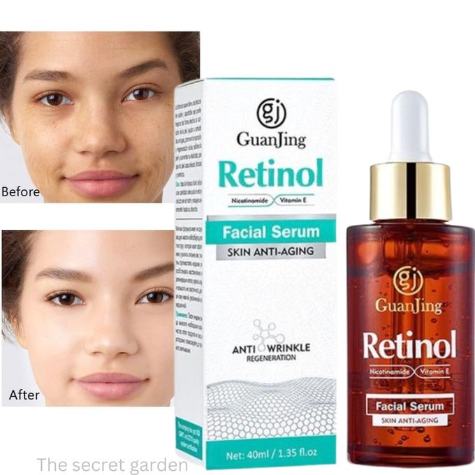 Guanjing Retinol With Niacinamide And Vitamin E Face Serum -40ml ,This brightening and anti-aging face Serum