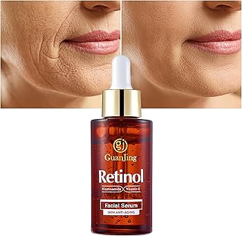 Guanjing Retinol With Niacinamide And Vitamin E Face Serum -40ml ,This brightening and anti-aging face Serum