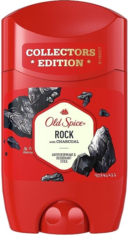 Old Spice Rock With Charcoal Anti-perspirant Deodorant Stick 48 hr Protection For Men  for 48 hours of protection against odour and sweat