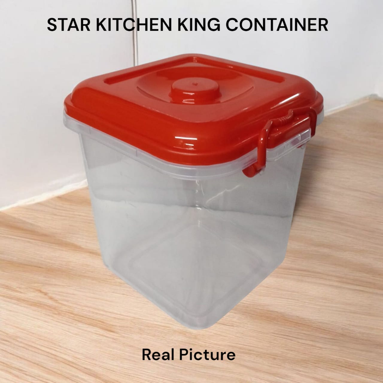 Heavy plastic Star Kitchen King storage container