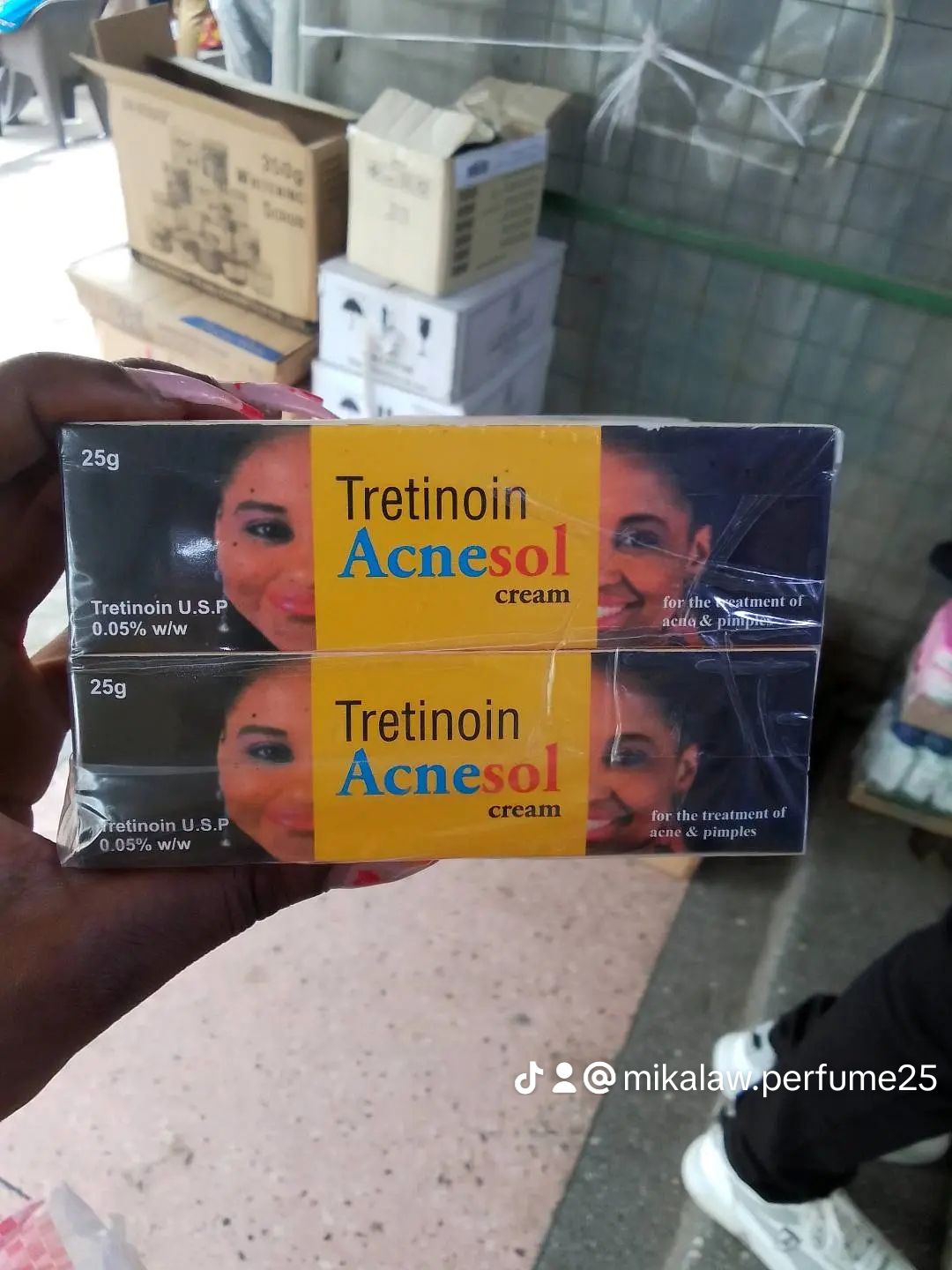 Acnesol Tretinoin Cream Blemish Acne Spots Pimples