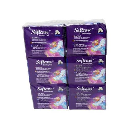 6pcs Softcare Maxi thick regular sanitary pads