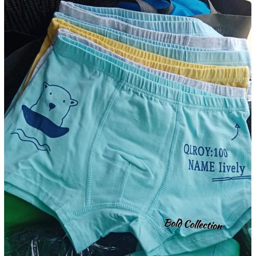 Fashion 6PCs Kids Long Lasting Brief Cotton Boys Boxers