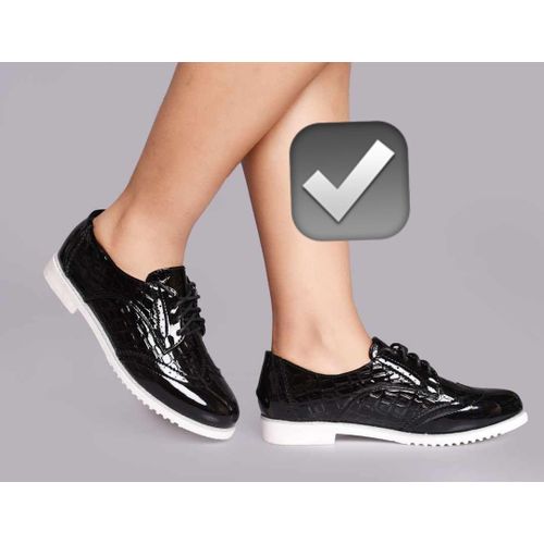 Fashion Ladies Quality Flat Official Brogues