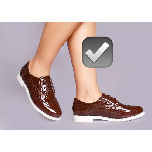 Fashion Ladies Quality Flat Official Brogues