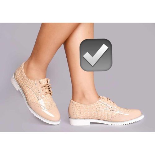 Fashion Ladies Quality Flat Official Brogues