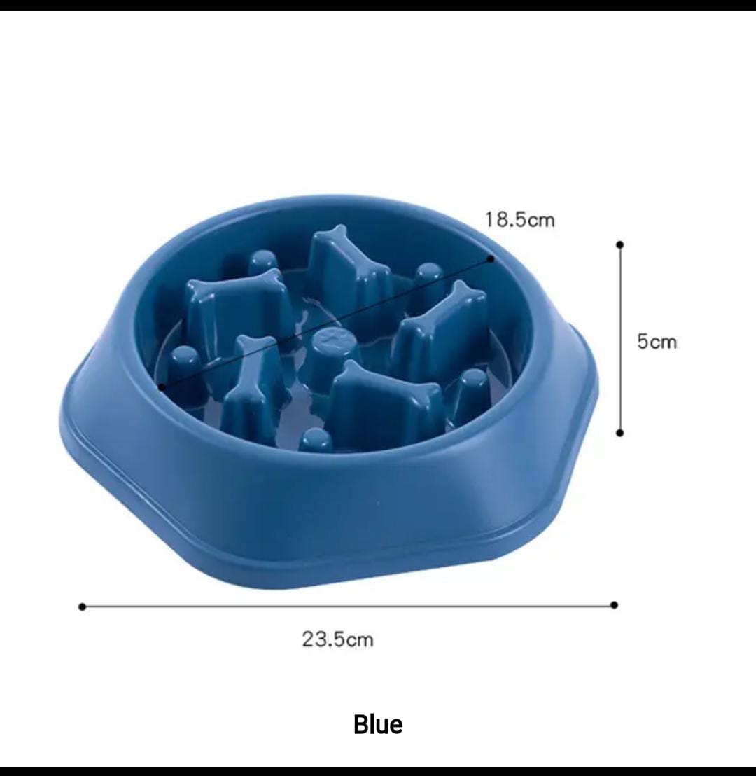 Pet Dog Feeding Food Bowls y Slow Down Eating Feeder Dish Bowl Prevent Pet Products