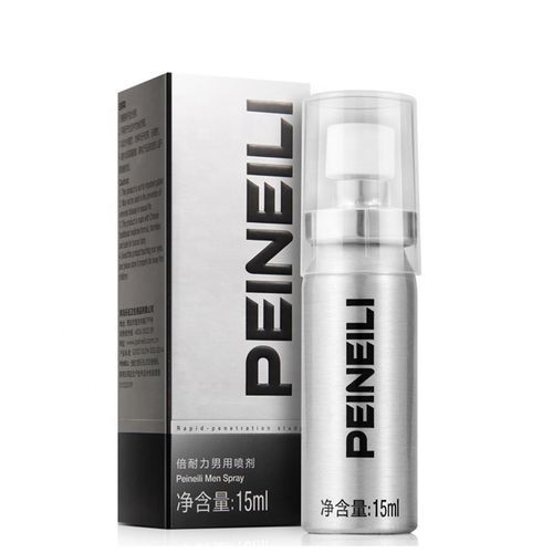 Peineilli Delay Spray Extend Your Orgasms/Longer Enjoyment, Titan, Peineili Delay Spray Lasting 60 Minutes & Penis Enlargement Silver